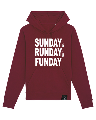 SUNDAY IS RUNDAY IS FUNDAY - ESSENTIAL UNISEX HOODIE | ALLSTRIDESIN®