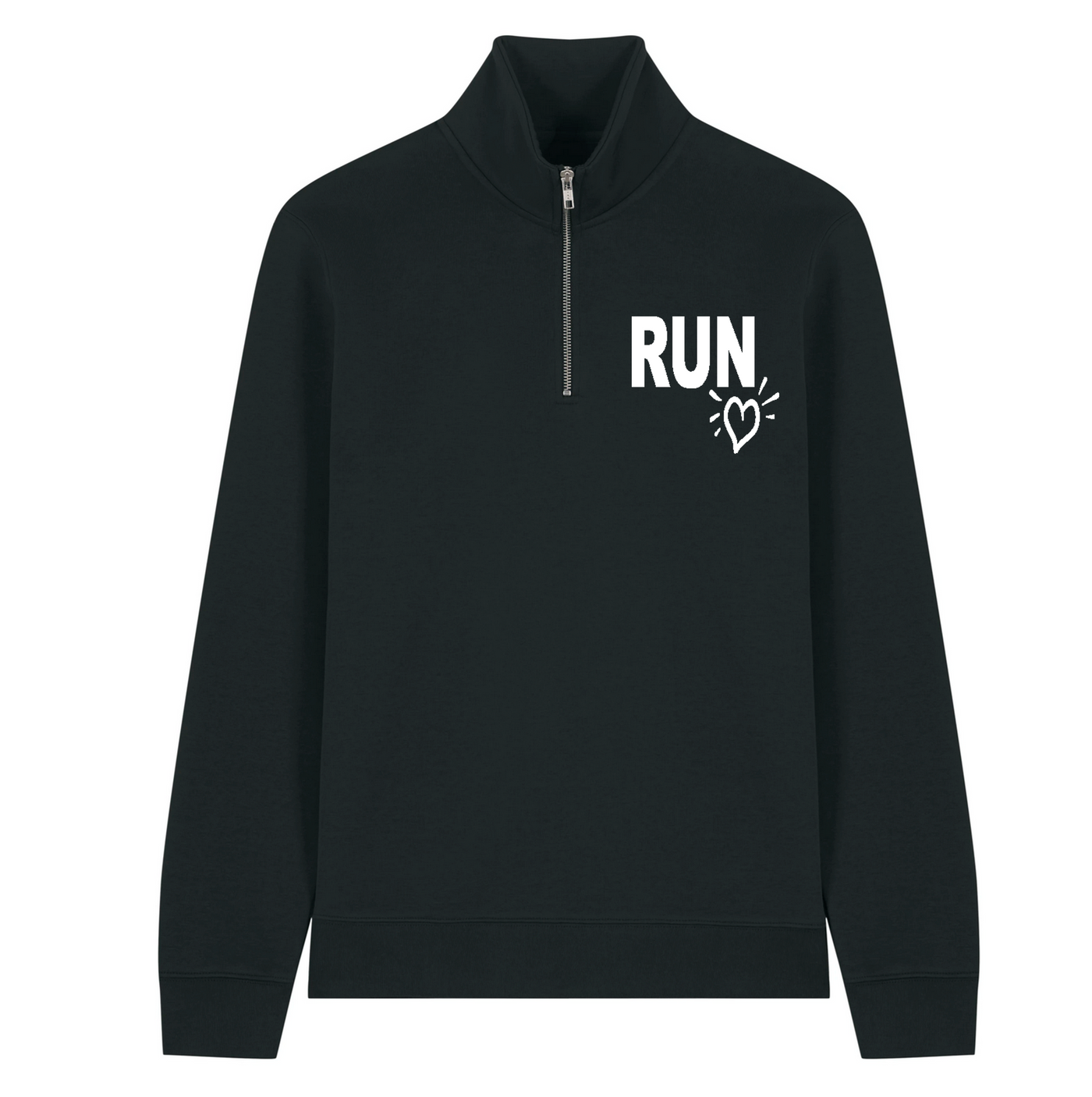 Run by heart Quarter-Zip Sweater