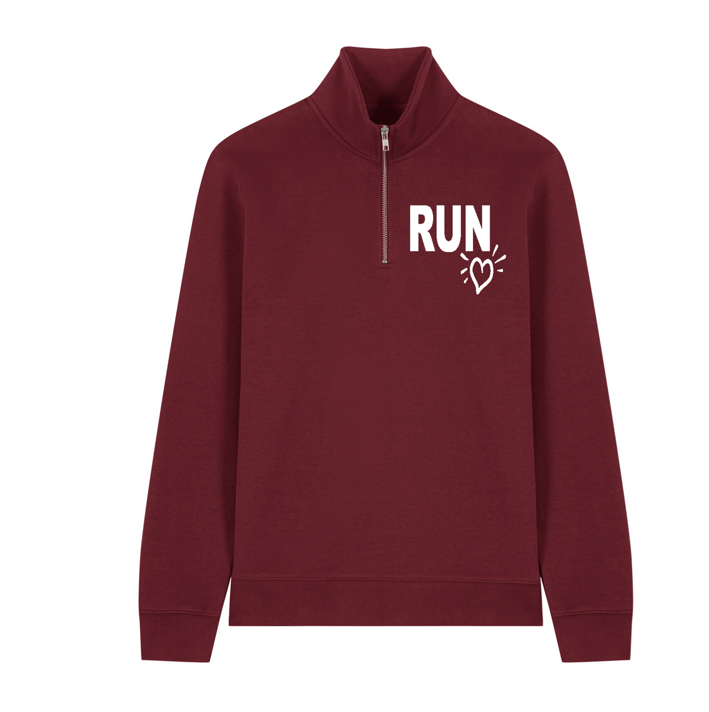 Run by heart Quarter-Zip Sweater