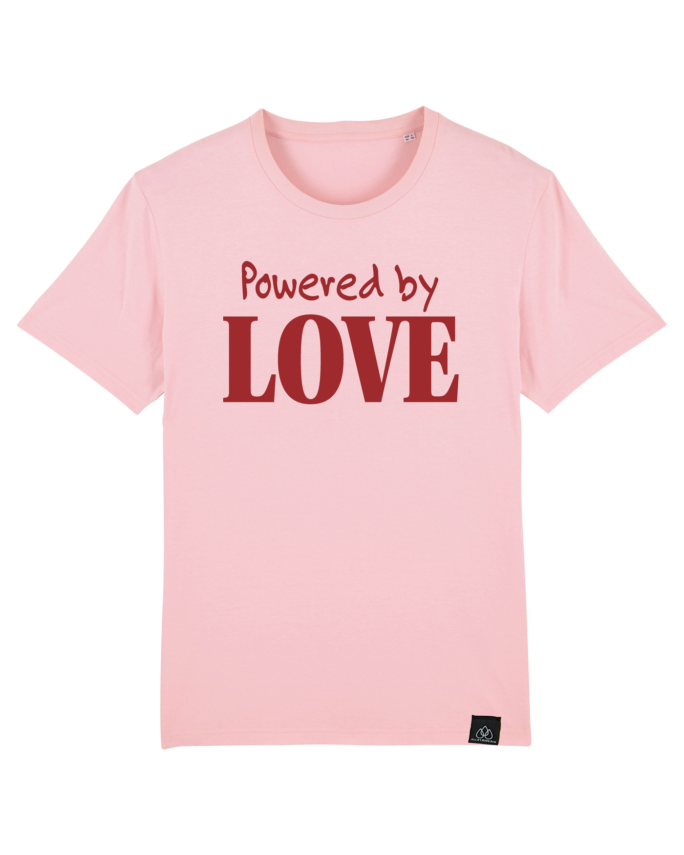 POWERED BY LOVE - UNISEX T-SHIRT - RUN AGAIST HATE KOLLEKTION | ALLSTRIDESIN®