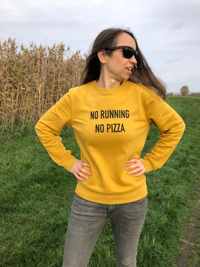 No running No Pizza Unisex Sweater allstridesin