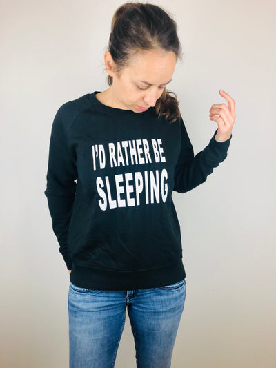 I'd rather be sleeping Sweater allstridesin