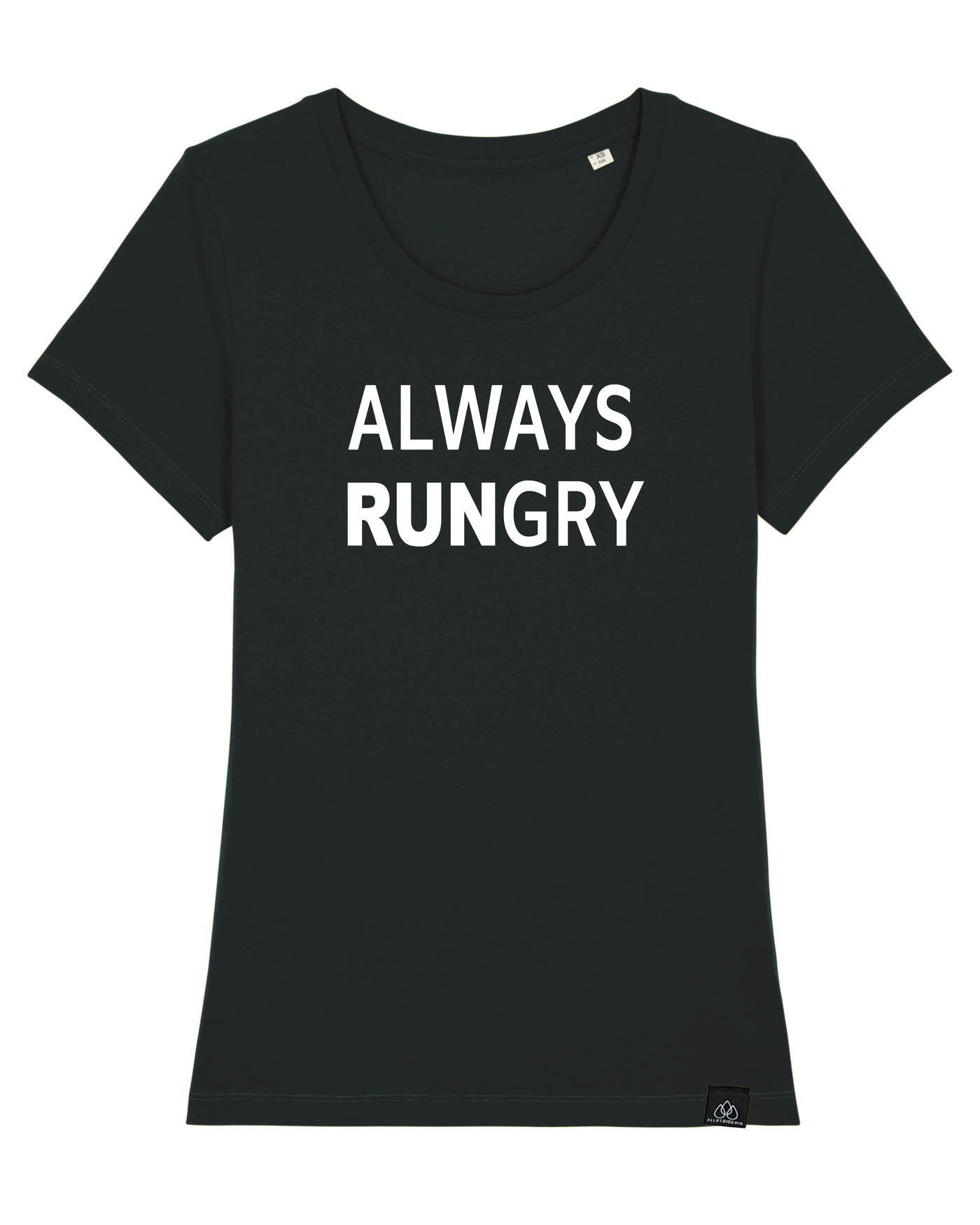 ALWAYS RUNGRY - ICONIC LADY T-SHIRT | ALLSTRIDESIN®