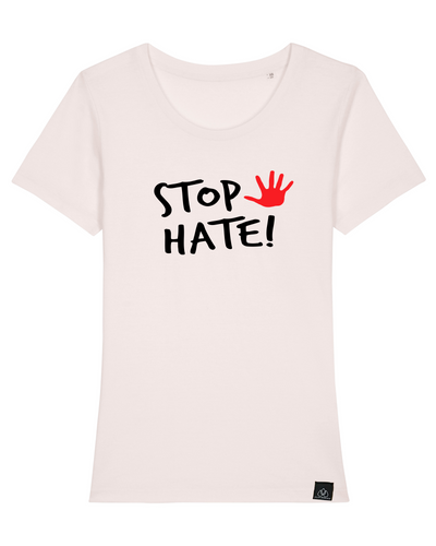 STOP HATE - ICONIC LADY T-SHIRT - RUN AGAINST HATE KOLLEKTION | ALLSTRIDESIN®