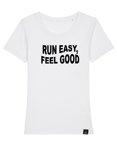 RUN EASY, FEEL GOOD - ICONIC LADY T-SHIRT | ALLSTRIDESIN®