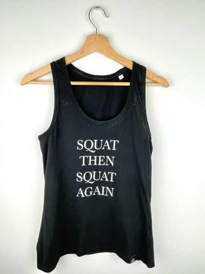 Squat then squat again Tank Top Gr. S | Loopback by Allstridesin