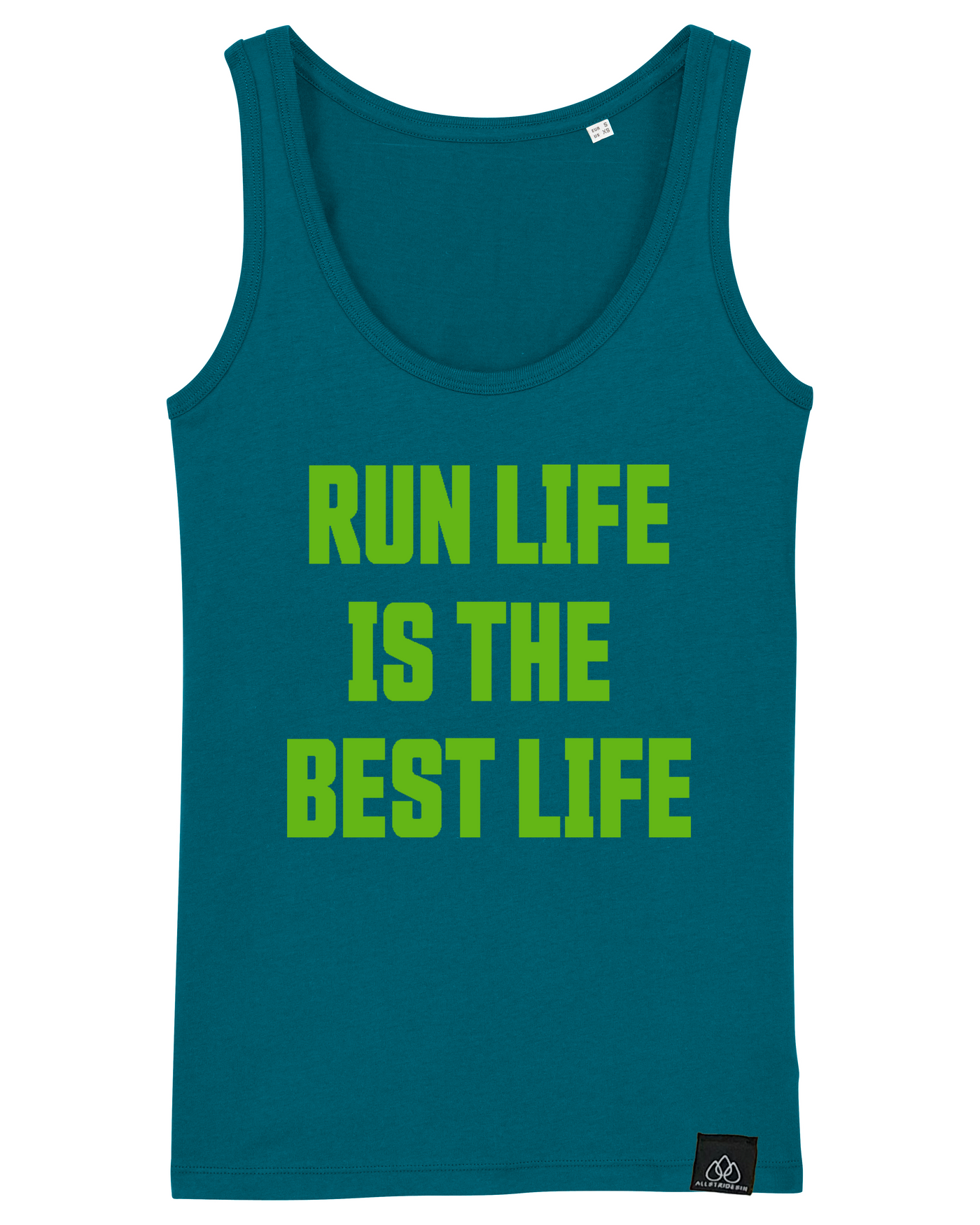RUN LIFE IS THE BEST LIFE - LADY TANK TOP | ALLSTRIDESIN®