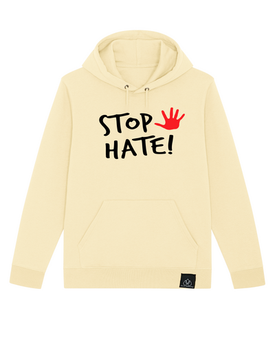STOP HATE - ICONIC UNISEX HOODIE - RUN AGAINST HATE KOLLEKTION | ALLSTRIDESIN®