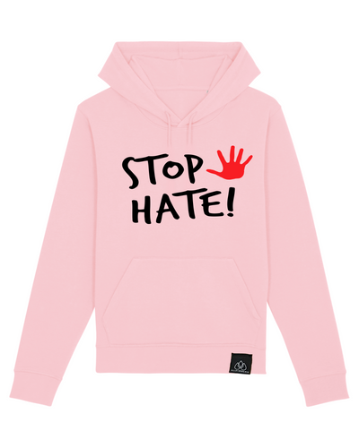 STOP HATE - UNISEX HOODIE - RUN AGAINST HATE KOLLEKTION | ALLSTRIDESIN®