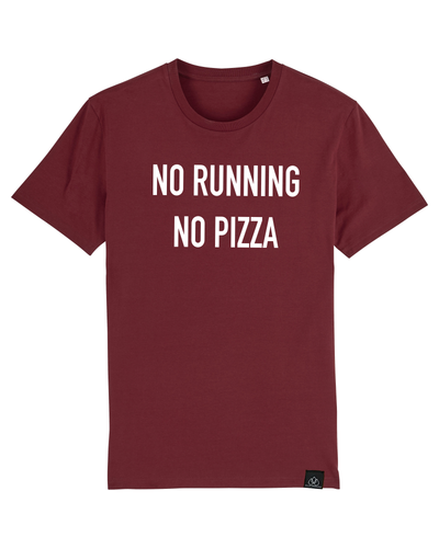 NO RUNNING NO PIZZA - ICONIC UNISEX T-SHIRT | ALLSTRIDESIN®
