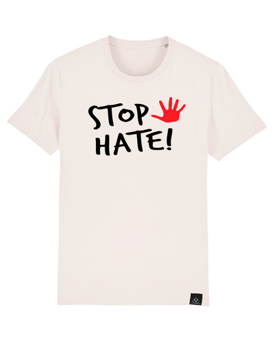 STOP HATE - ICONIC UNISEX T-SHIRT - RUN AGAIST HATE KOLLEKTION | ALLSTRIDESIN®